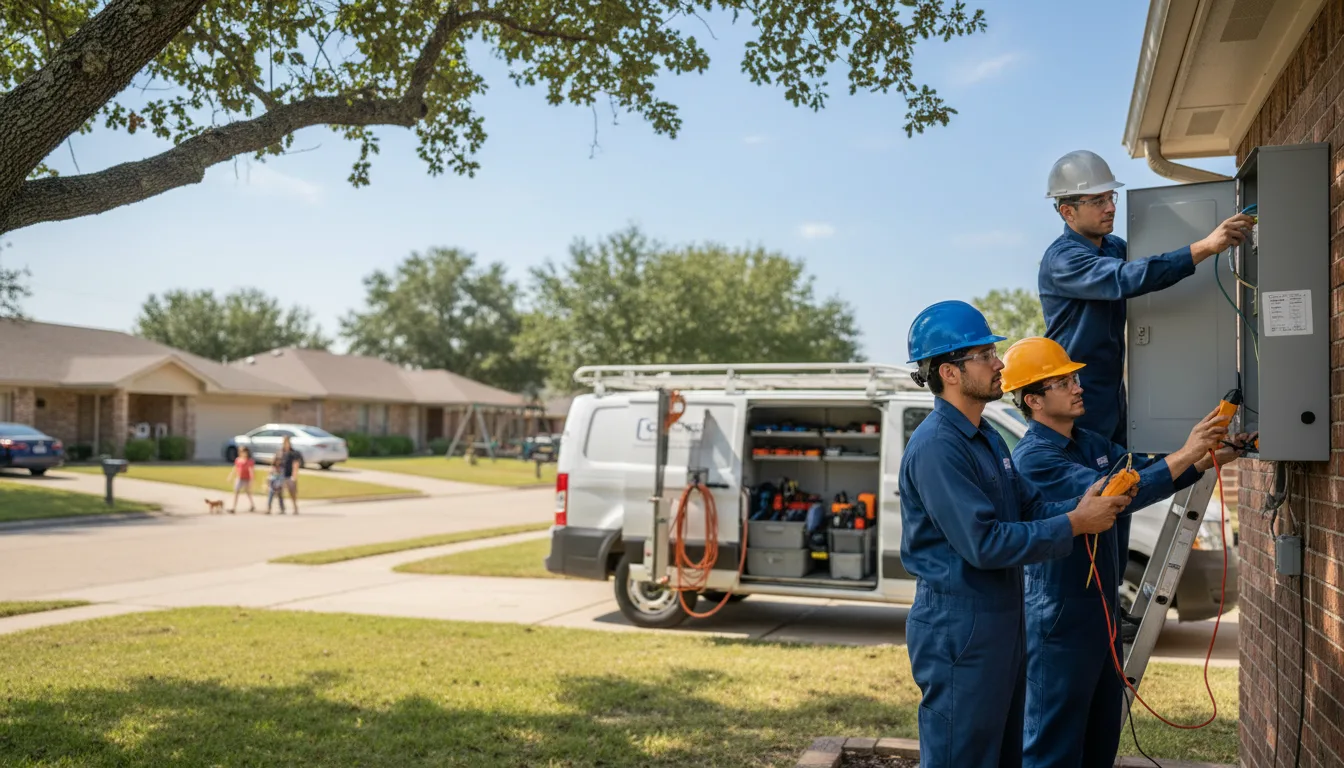 Certified electrician providing emergency electrical services in Vienna, MO